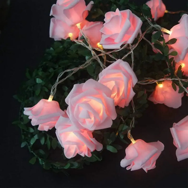 Guirlandes Lumineuses Roses 