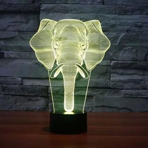 Lampe 3D <br> Éléphant ecomboutique124