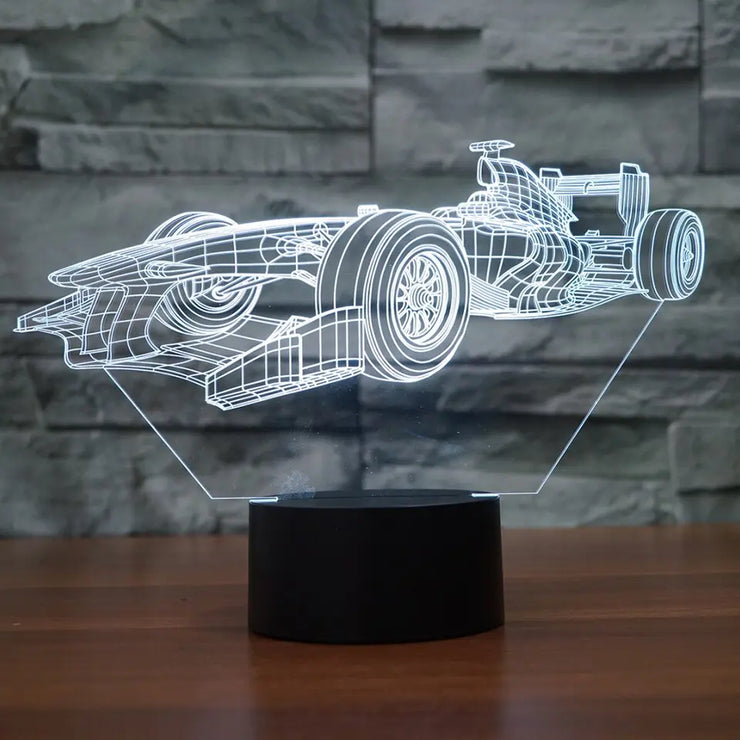 Lampe 3D <br> Formule 1 ecomboutique124