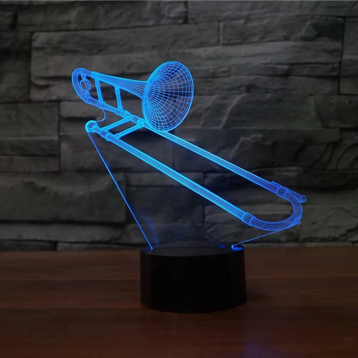 Lampe 3D <br> Instrument de Musique ecomboutique124