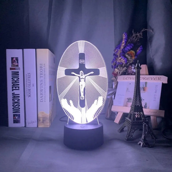 Lampe 3D <br> Jesus ecomboutique124