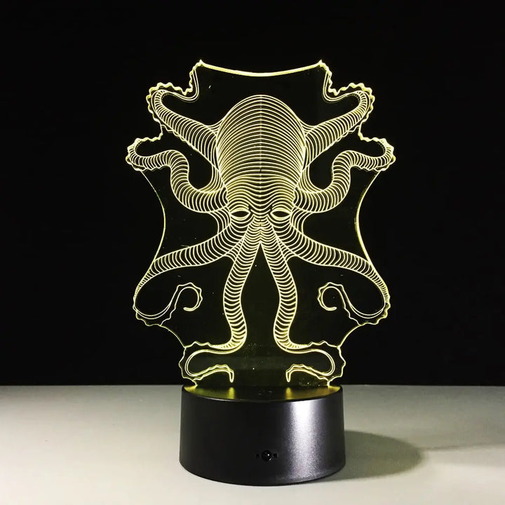 Lampe 3D <br> Octopus ecomboutique124