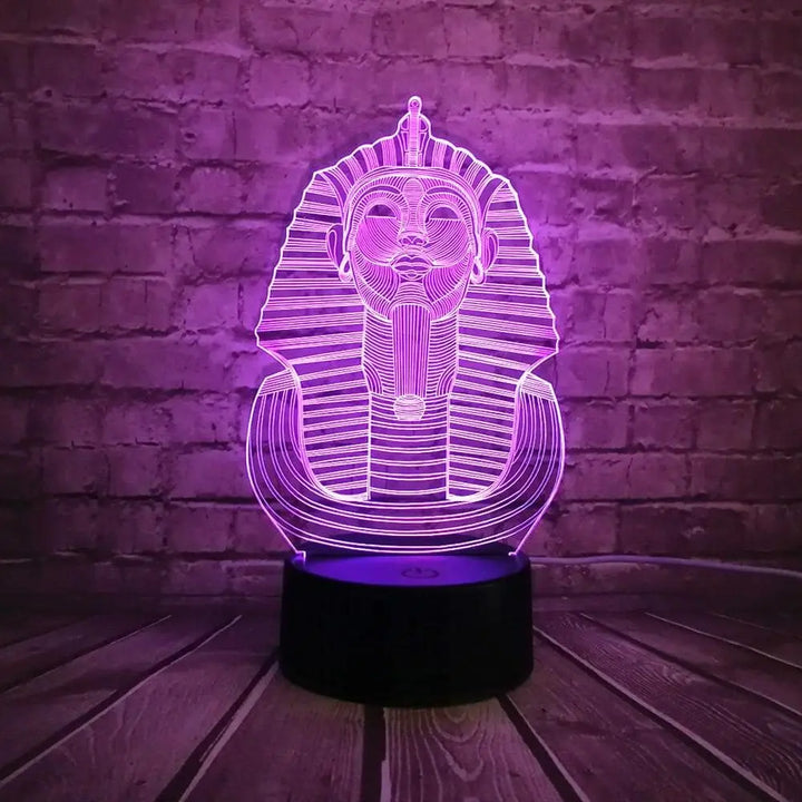 Lampe 3D <br> Pharaon ecomboutique124