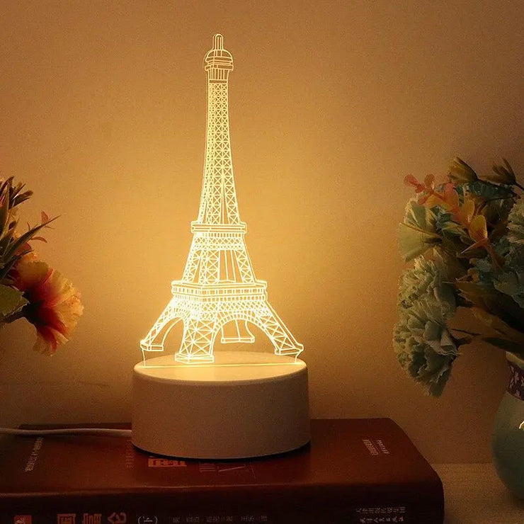 Lampe 3D <br> Tour Eiffel ecomboutique124