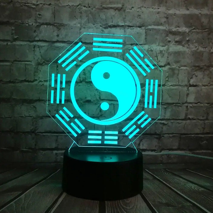 Lampe 3D <br> Yin Yang ecomboutique124