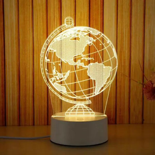 Lampe 3D <br>Globe Terrestre ecomboutique124