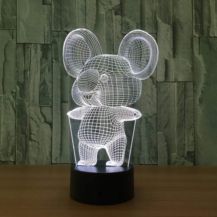 Lampe 3D <br>Koala ecomboutique124
