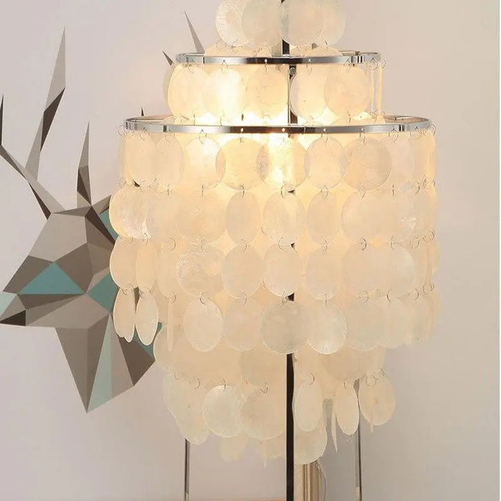 Lampe de Chevet Design <br> Coquille Blanche ecomboutique124