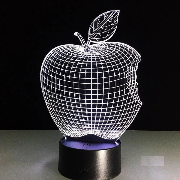Apple Taste - Lampe Acrylique Pomme - Lampe 3D - Merveille2Lampe