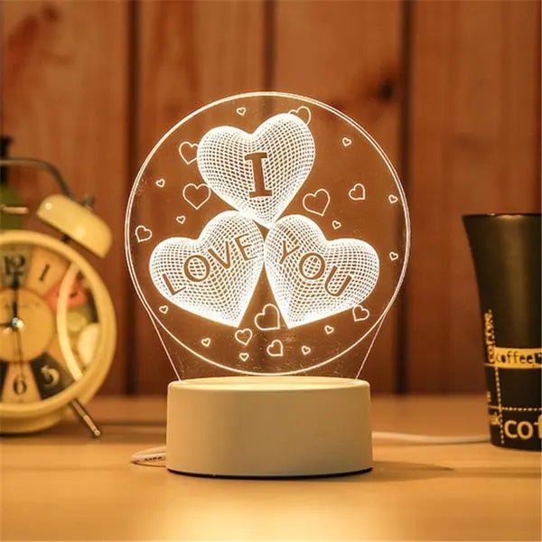 Amour - Lampe Acrylique I Love You - Lampe 3D - Merveille2Lampe